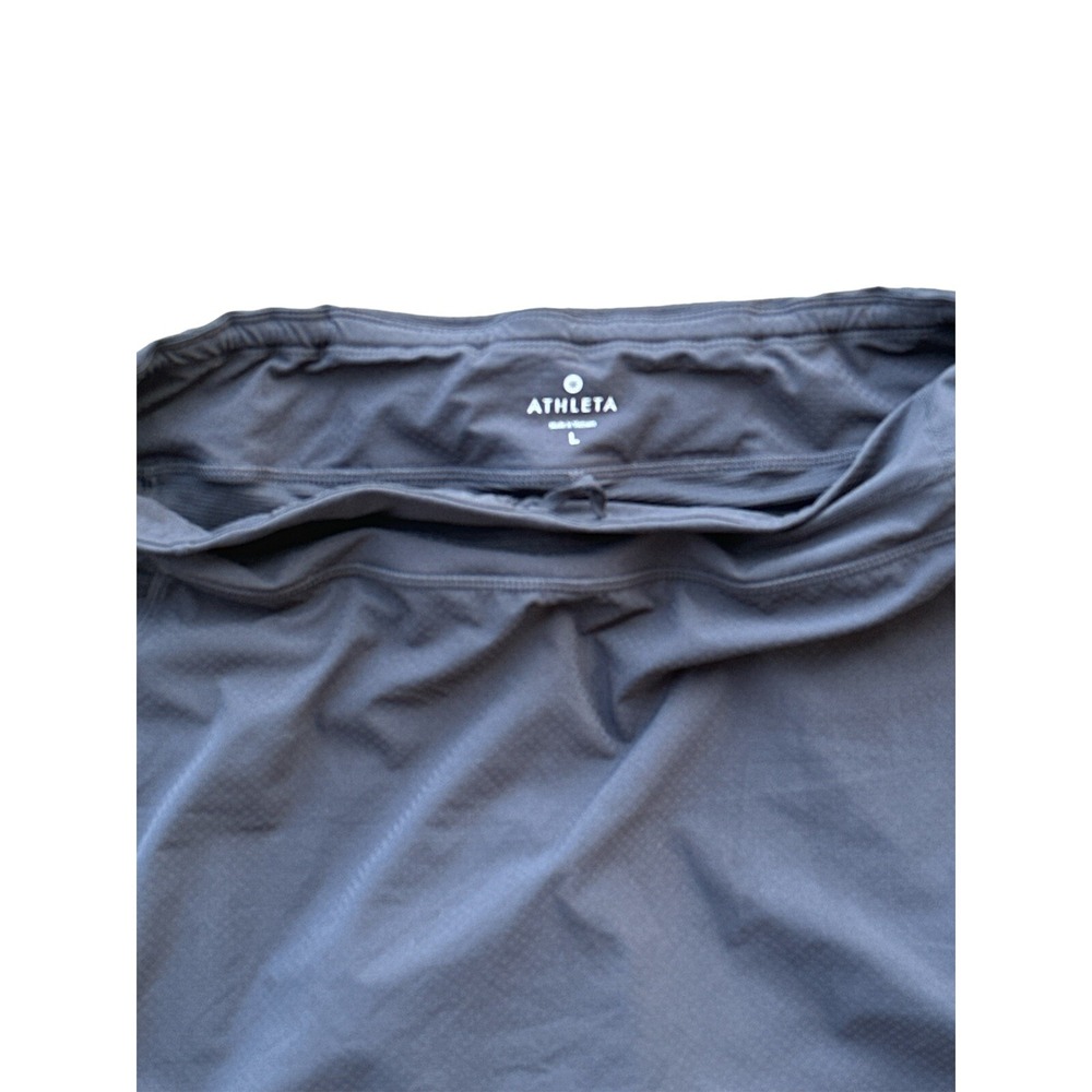 Athleta Womans Running Skort Black Size L Polyester, Spandex RN#54023 - Picture 4 of 10